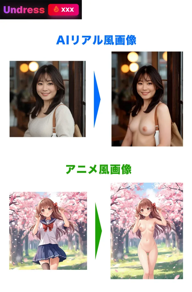 UndressXXXの脱ぎコラ・剥ぎコラ